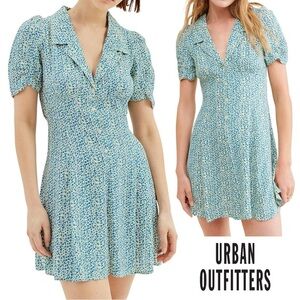 Crowley Collared Floral Mini Dress